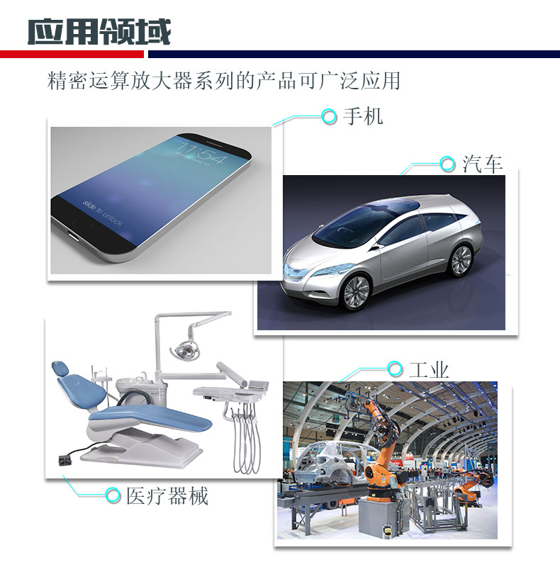 潤石精密運算放大器系列應(yīng)用于手機