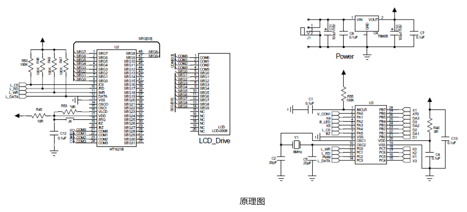 單片機(jī)開(kāi)發(fā)英銳恩LCD驅(qū)動(dòng)IC芯片方案